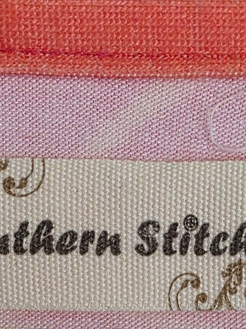 Southern Stitch Vibrant Pink & Coral V-Neck Tunic Top XL - Picture 2 of 7